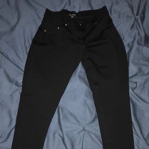 Black cotton pants